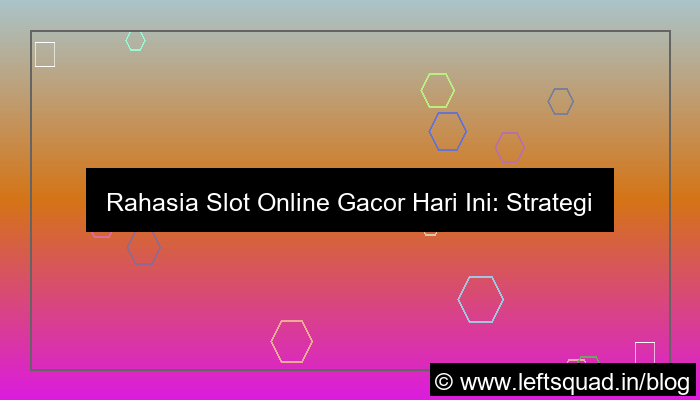 visual slot online gacor