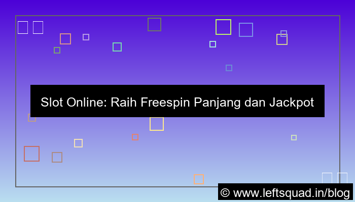 ilustrasi slot online game freespin panjang