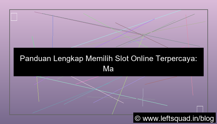 slot online terpercaya