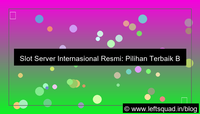 visual slot server internasional brand internasional resmi