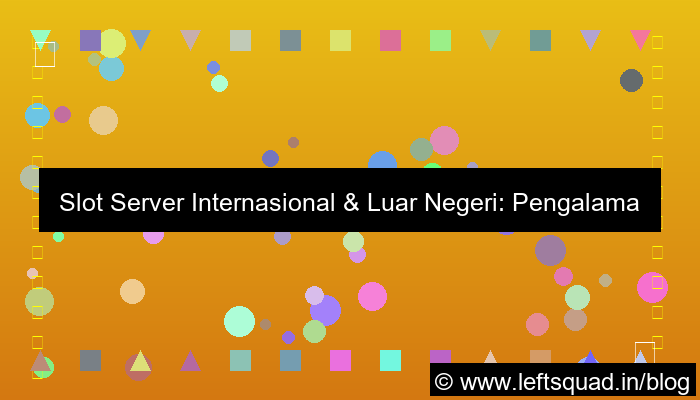 visual slot server internasional server luar negeri