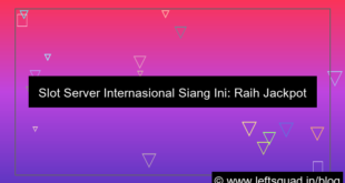 desain slot server internasional siang ini