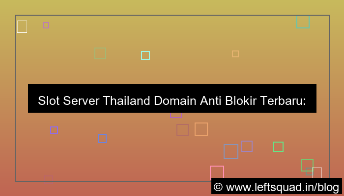 grafik slot server thailand domain anti blokir terbaru