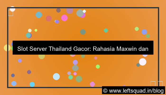 slot server thailand gacor